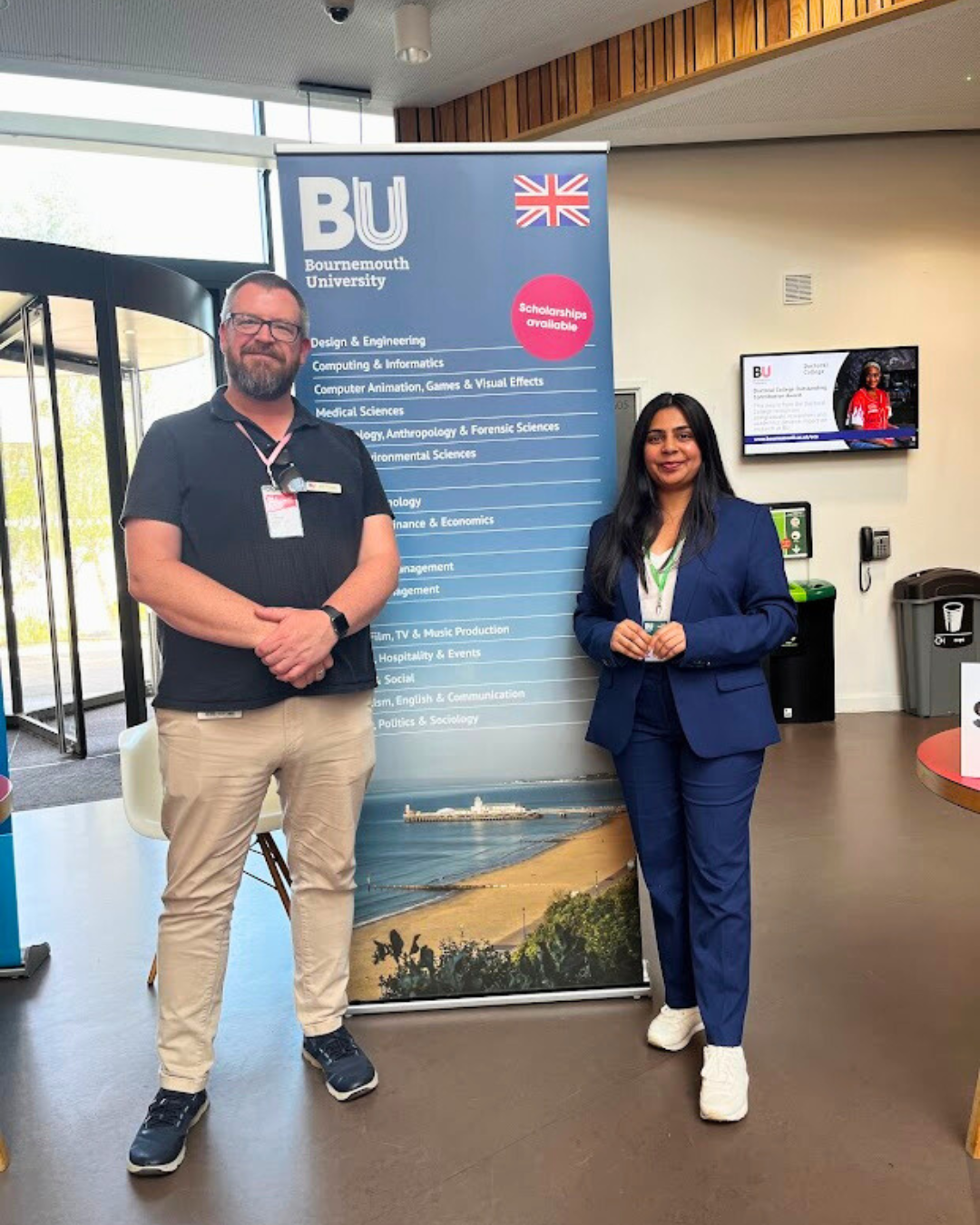 Atava visit to Bournemouth University