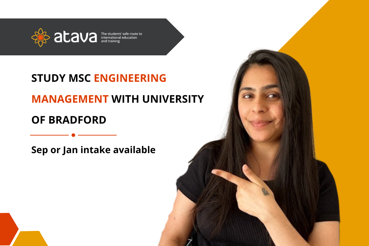 Study MSc Engineering Management with the University of Bradford - Atava