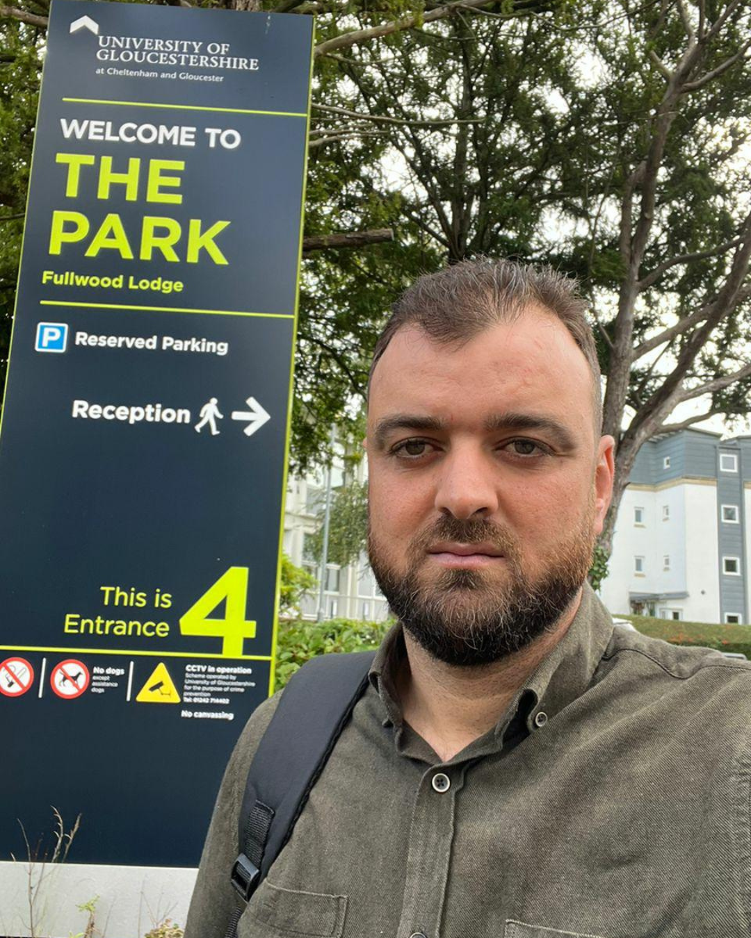 Atava student studying at the University of Gloucestershire