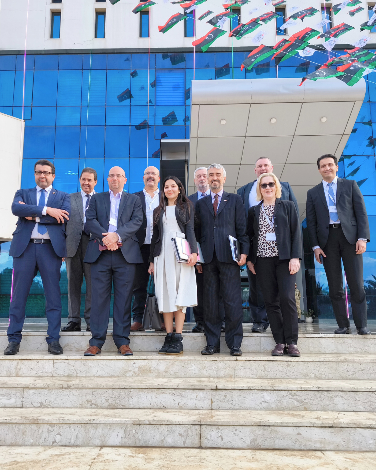 Angela Taylor, our Founder at the National Oil Corporation in Tripoli, Libya on 21st February 2024.