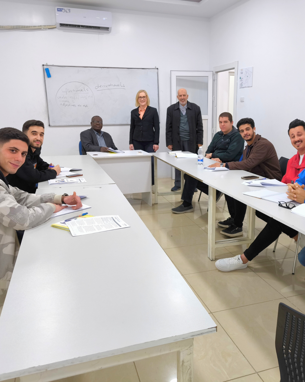 Angela Taylor, our founder at Oxford English Academy Misurata, Libya