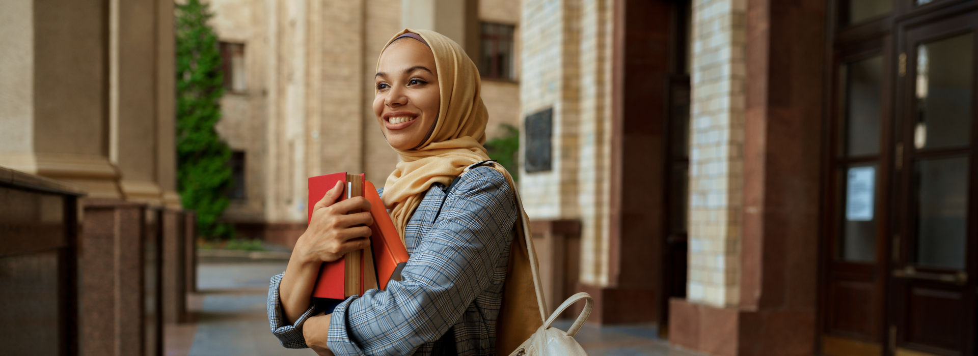 International student studying a foundation course at a UK university