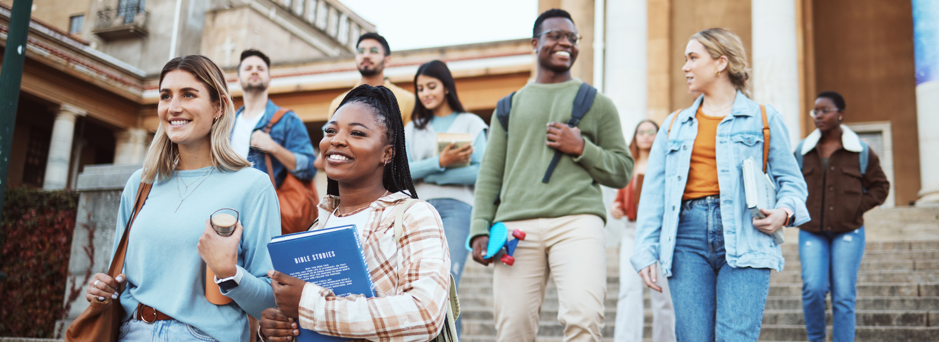 International students studying at a UK university