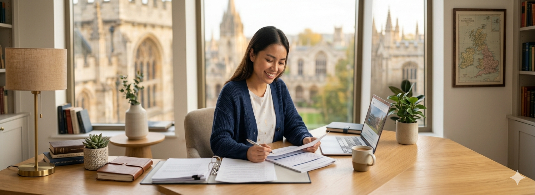 International student preparing for the UK Student visa application