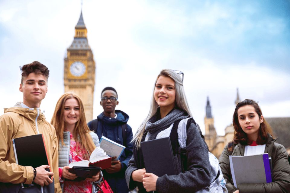 International students starting an undergraduate degree at a UK university in January 2027